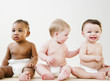 © JGI/Jamie Grill/Blend Images - Babies sitting together on floor