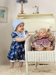 Wall Mural - baby girl