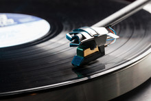 Vinyl Analog Record Player Cartridge And LP