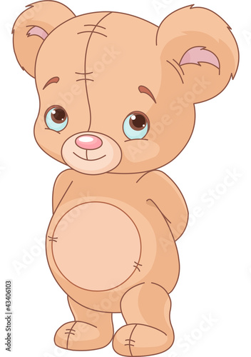 Naklejka ścienna Cute Teddy Bear