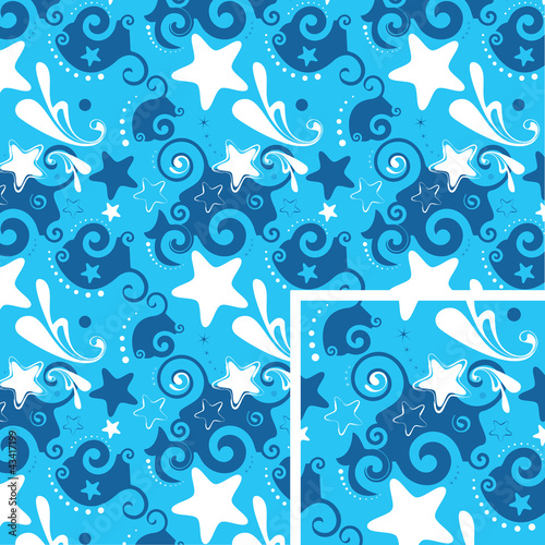 seamless stars background