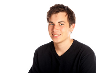 Wall Mural - Teenage boy posing for the camera.