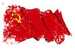 Soviet Union flag Grunge
