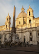 Rome - Piazza Navona and Fontana dei Fiumiand Santa Agnese