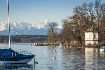 Wall Mural - Tutzing at the lake