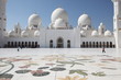 canvas print picture - Moschee in Abu Dhabi