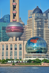 Fototapete - oriental pearl tower in Shanghai
