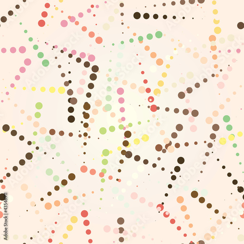 Naklejka na szybę Seamless creamy colour pattern