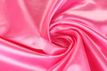 Wall Mural - pink silk drape, background
