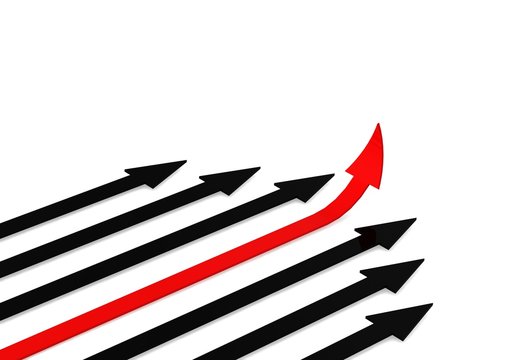 Leading arrow