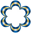 © Lovector - Fiocco blu e oro - blue and gold ribbon