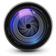 © Cobalt - Camera photo lens with shutter.
