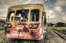 Abandoned Tagged Railcar