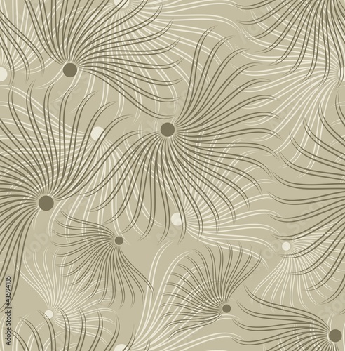 Naklejka na meble Vector seamless floral damask pattern