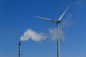 Fossile fuel vs Wind turbine