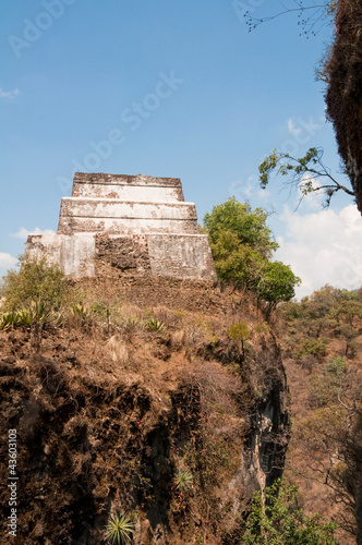 Pyramid At Tepozteco Ruins In Tepoztlan Mexico Stock Photo Adobe Stock