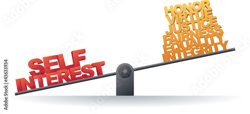 Self Interest Prevails Poster Mural XXL