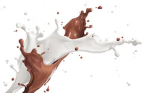 Splash Of Milk And Chocolate