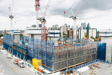 construction site screens system