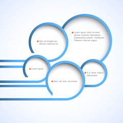 Poster - abstract web design bubbles