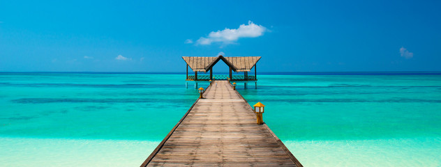 Canvas Print - Brücke über das Meer