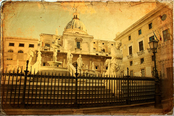 Wall Mural - Piazza Pretoria, Palermo