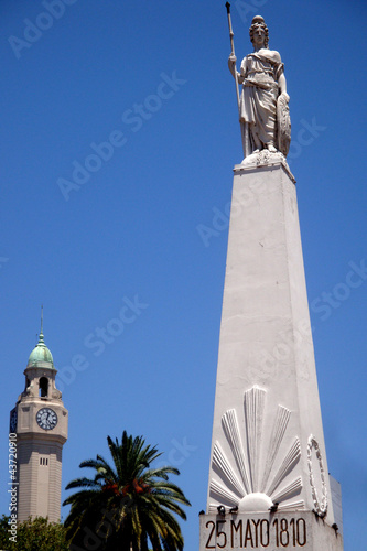 Poster Obelisk der Unabhängigkeit in Buenos Aires