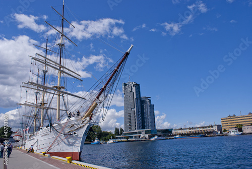 Naklejka na szybę Gdynia Dar Pomorza