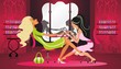© elizaliv - a woman gets a manicure in the salon