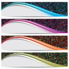 Wall Mural - vector website banners
