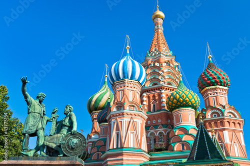 Платно Monument to Minin and Pozharsky in Moscow