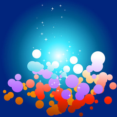 Wall Mural - vector colorful circles