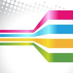 Wall Mural - vector colorful lines