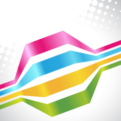Wall Mural - vector colorful lines