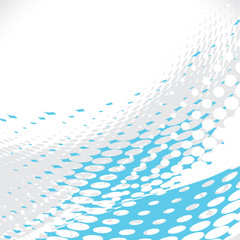 Wall Mural - vector halftone background