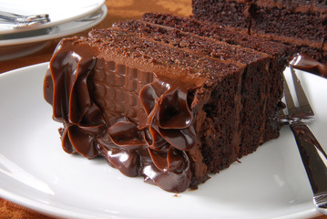 Sticker - Slice of chocolate cake