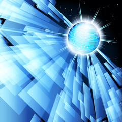 Aufkleber - Abstract technology  background.