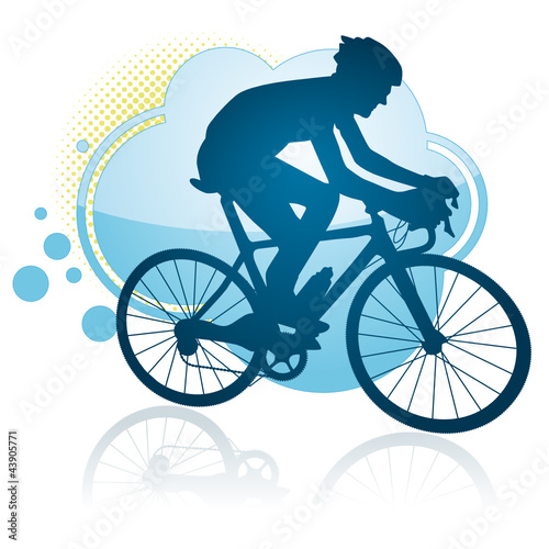 Fototapeta dla dzieci Racing Cyclist