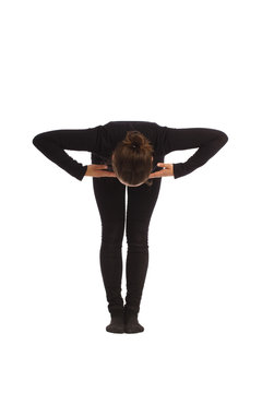 Font t formed by humans bodies