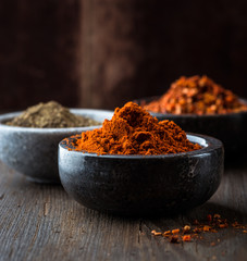 Sticker - Assorted spices in small bowls