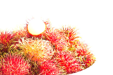 Poster - Many appetizing rambutans