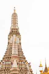 Pagoda at wat arun in thailand