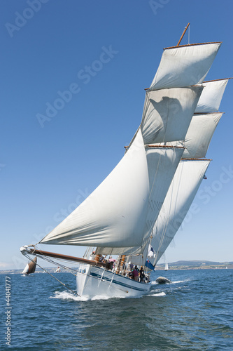 Naklejka na szybę old french ship bisquine