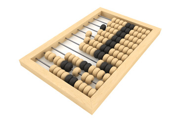 Poster - Vintage wooden abacus