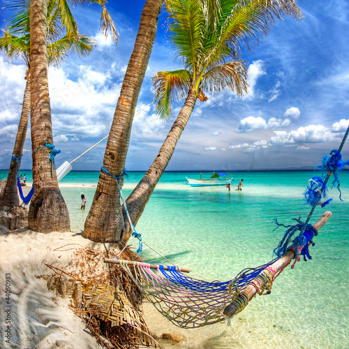 Naklejka - mata magnetyczna na lodówkę lasy tropical holidays