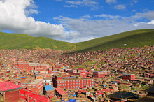 Lharong Monastery In Eastern Tibet,China