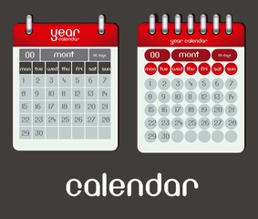 Calendar icons