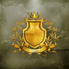 Wall Mural - Coat of arms, old-style vector