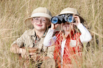 Wall Mural - fun outdoor children playing