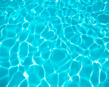 Clear Blue Water In Swimming Pool